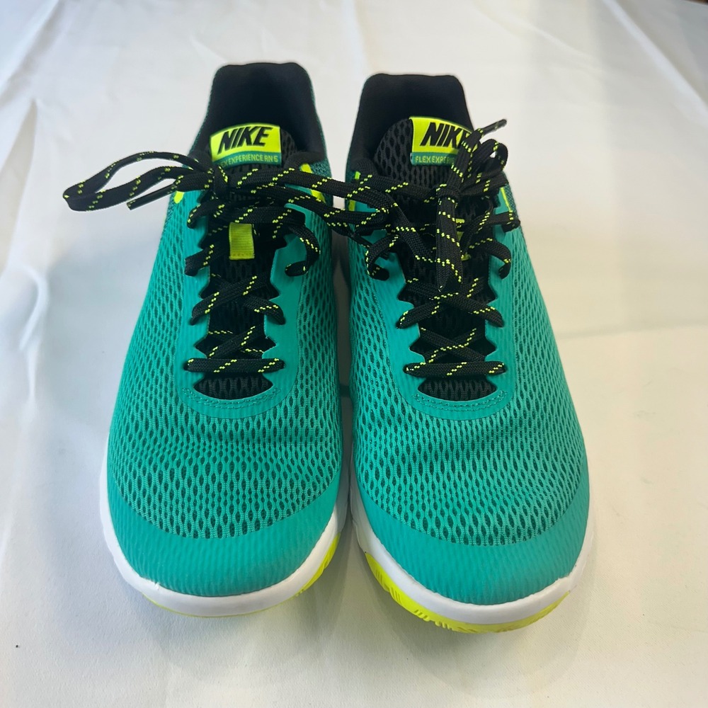 Nike Flex Experience RN 5 Hyper Turquoise Volt Green Running Shoes 844729-300